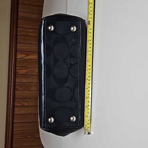 Coach Signature Front Turn Lock Bag - Picture 11 of 17